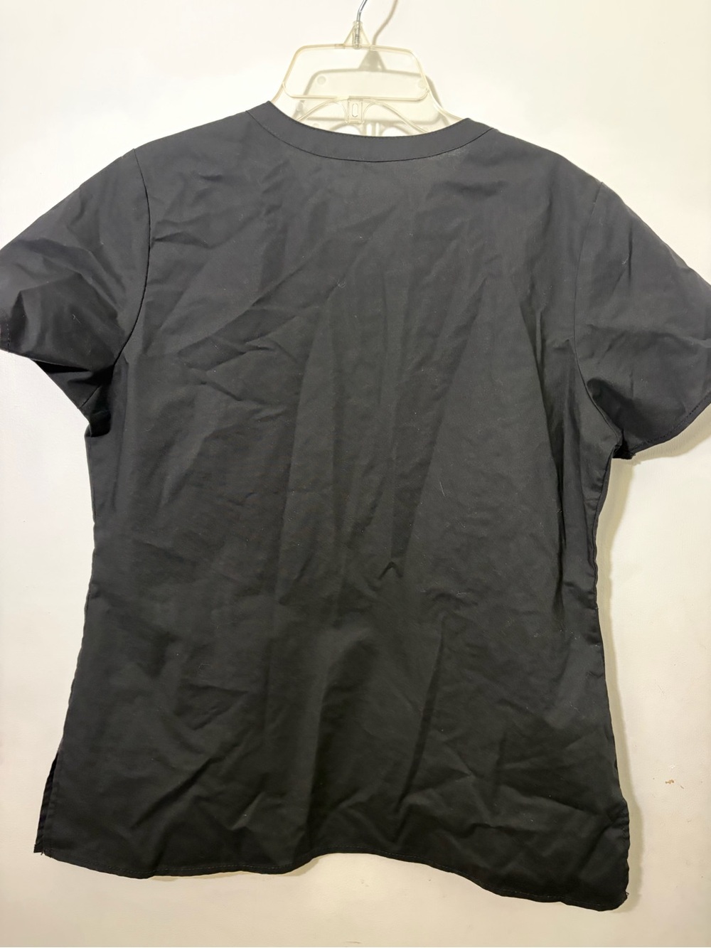WonderWink Black V-Neck Scrub Top set small - Picture 4 of 9